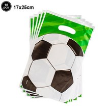 테이블축구 보드게임 풋볼 축구 테이블 커버 108x180cm 테마 식탁보 파티 소년 생일 용품 1 개, 13 10Pcs Gift bags