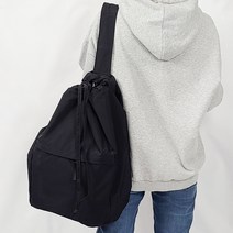 1221store 빅사이즈 경량 빅백 여성 남성 남녀공용 외줄 한줄 스트링 복조리 백팩 버킷백 방수 메신저