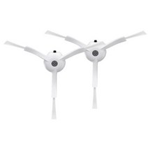 로보락 모델 S 5 6 50 51 52 55 60 Mi 로봇 진공 청소기 키트 부품 세척 가능 나일론/실리콘 사이드 브러시 범용, [02] normal brush x 2