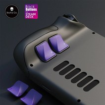 스팀덱 백버튼 커버 세트 스컬앤코, 블랙