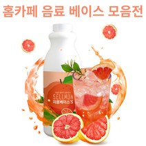베튜) 쉘몬 홈카페 과일 농충액 음료 베이스 1KG 자몽 청포도 레몬 사과 망고 히비스커스 액상 타입, 쉘몬베이스 복숭아홍차시럽1kg(액상)