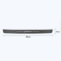 도어튜닝 자동차 스티커 트렁크 테일 보호 범퍼 테이프 카본 스타일 안티 스크래치 데칼 for KIA Sorento R, 01 1PC For SORENTO, 기아