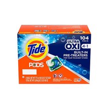 타이드 포즈 세제 팩 104 카운트 / Tide PODS Ultra Oxi Liquid Detergent (104 Loads)