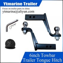 견인 볼 마운트 승용차 장치 인치 드롭 바 히치 트레일러 자동차 보트 부품 액세서리, with 50mm ball