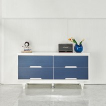 아트박스/히트디자인 B511 2단 거실장 1200 1color, 네이비