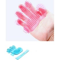 강아지 고양이 목욕 마사지 손 장갑 브러쉬 헤어볼 엉킨털 시원한 웰시코기 털갈이 그루밍, 애견 손바닥브러쉬 블루