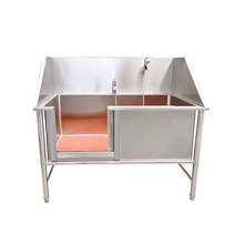 업소용 반려동물 목욕통 강아지 스파욕조 애견샵 샤워, 물튐방지 120x70x90