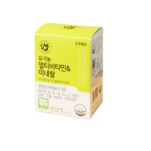 (초록마을) 유기농 멀티비타민&미네랄, 2개, 550mgX60정