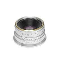 7Artisans 25mm F1.8 APS 실버 광각렌즈/후지 FX 마운트