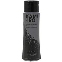 포마드왁스 일본 kami-iro 헤어 컬러 왁스 100g(3.5oz) 회색, 회색(회색 말)