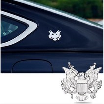 유니크한 차량 독수리 엠블럼 가드 메탈 실버 마크 자동차 포인트 장식