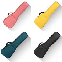 우쿨렐레가방 수납 방수 케이스 소프트 커버 휴대용, 핑크23인치A