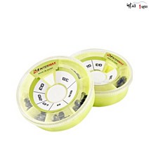 친환경 좁쌀봉돌 세트 IM-703 바다 찌낚시 소품세트, 좁쌀봉돌세트