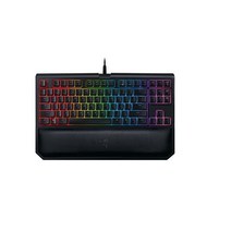 레이저 게이밍 키보드 블랙위도우 TE 크로마 v2 텐키리스 기계식, Keyboard, Green Switches - Tactile Cli