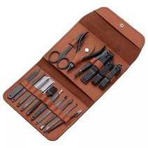 DLOETT Manicure Set 16P Professional Nail Cutter Sciossors Pedicure Kit Clipper Tools Nippers Trimme