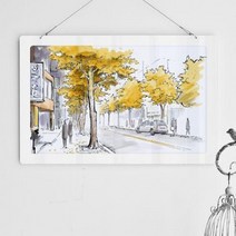 nt680-행잉액자_걷고싶은서울거리(사각가로대형), 타입1.인사동