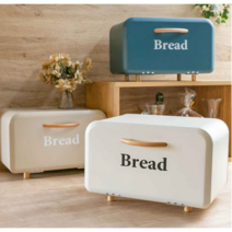 허니상점 아비떼 철제 브레드 박스 보관함 빵 케이스 식탁 정리함 약 보관함 /3color, 그린, 1개
