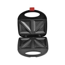 샌드위치 오믈렛 팬케이크용 전기 파니니 프레스 조식 메이커 기계, 22.5cmx22.5cmx6.6cm, ABS