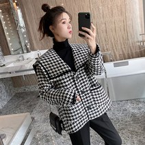 비니비니 여성 하운드투스 자켓 하프자켓 봄 가을 재킷