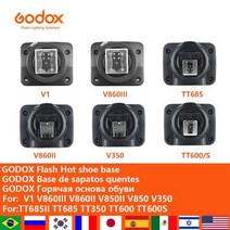 Godox TT600S V860III 플래시 핫슈 교체 호환 Speedlite V1 V860II V850III V350S TT685 TT685II TT350 TT600S, Hot shoe For V850II+For Sony