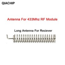 리모컨 찾기 호환 QIACHIP 10 개/몫 433.92Mhz 무선 제어 안테나 433mhz 범용 RF 수신기 및 송신기 모듈, 02 long