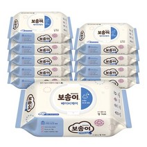 보솜이 베이비케어 물티슈 캡, 74매, 10팩