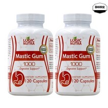 메스틱검 매스틱검 mastic gum 1000mg 120캡슐 2병
