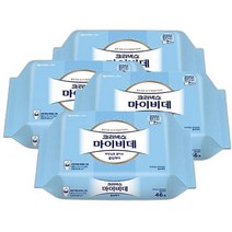 크리넥스 마이비데 리필 46매 X 4팩 화장실용 물티슈