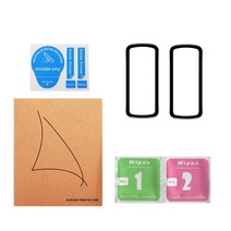 2pcs Fitbit 고급 스크린 화면 보호기 Fitbit Luxe Smartwatch 액세서리를위한 Fitbit 고급 스크린 화면 보호기 소프트 파이버 유리 보호 필름