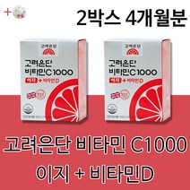 홈쇼핑 고려은단 유재석 비타민C 비타민 1000 이지 비타민씨 비타민D 건강 식품 필수 영양소 섭취 영양 보충 남자 여자 가족 같이 먹는 먹어야하는 30대 40대 +알약케이스증정, 2박스4개월분