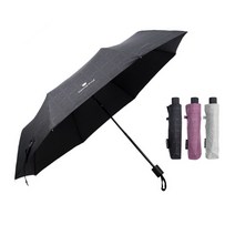 송월우산 카운테스마라 엠보 체크 3단 반자동 우산