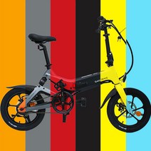 SAMEBIKE 전기자전거 미니벨로 레인보우 6컬러 PAS&스로틀겸용 36V7.5Ah 350W 유럽버전, 완조립안심배송, 레인보우-오렌지(리어랙버전)