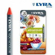 아트박스/한가람문구 LYRA - 리라 아쿠아칼라 수채크레용 12색 /, 옵션선택:본품