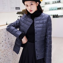 여성 경량 단톤 쥬크 주크 숏 롱 패딩 자켓 용 자켓 봄 2021 용 초 깔깔이 대장급