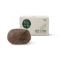 천비누솝 정안고 진액 비누팩 수제 비누 100g, 2개