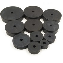 원형방진고무 100x19x45T 고무받침 고무발 방진고무패드 충격흡수