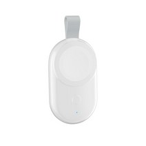 일체형 보조배터리 샤오미 보조배터리Apple Watch 용 미니 전원 은행 7 SE 6 5 4 3 2 1 무선 고속 충전기, 01 WHITE