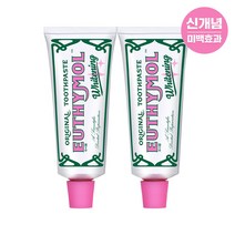 유시몰(EUTHYMOL) 유시몰 화이트닝 미백 106g 치약, 2개
