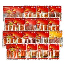 리디아넬 체력강화 도움 반려견 숯불맛 닭갈비 건조간식 육포 (7914772), 덤벨 사사미, 종류