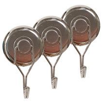 케이디 초강력 네오디움 360도 회전 고리자석, 지름 42mm x 3개 8KG, 3개