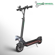 [나노휠]전동킥보드 AIR500W Plus+36V 10.4Ah, 상세설명 참조, 블랙 (10.4Ah)/선택안함(택배)