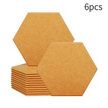 Hexagon Acoustic Insulation Acoustic Panel Studio Sound Absorbing Panel KTV Sound Proof Wall Panels, 11금 구리, 고밀도, 큰 육각형