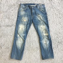 더블알엘 청 데님 바지 허리35인치 중고명품 구제