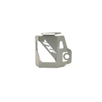 오토바이 CNC 알루미늄 후방 브레이크 유체 저수지 커버 가드 수호자 YAMAHA YZFR25 YZFR6 YZFR3 YZFR1 YZF R25 R6 R3 R1, Grey