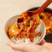 (4팩 구성) 쿠캣 비벼먹는 고추장돼지짜글이 400g