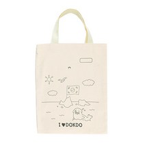 diy방과후만들기 5500 아이러브 독도 나라사랑 캔버스 그림가방 만들기재료