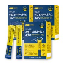 [하이네이처] 장에좋은 유산균 겟잇뉴트리 리얼 프리바이오틱스 4000 5g 30포 3개(3개월분)