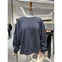 코데즈컴바인 여성 맨투맨 밑단 포인트 1도자수 면 티셔츠CIC-TS511W9