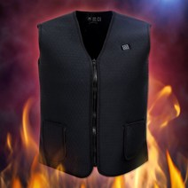 USB발열조끼 KC인증 방한조끼 찜질효과 핫팩 방한내피 캠핑 등산 작업복
