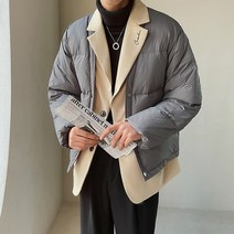 가을 덕 조끼 집업 아우터 숏 간절기 롱 골프자켓 솜 캐주얼